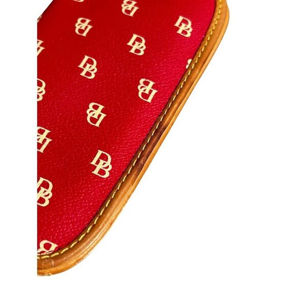 Dooney & Bourke Vintage Eyeglass/Sunglass Case Pebbled Leather red Pouch - Picture 4 of 5